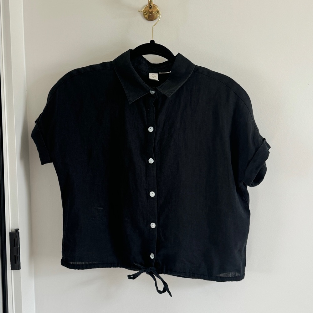Joie Black Button Down Shirt
